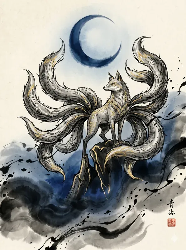 Ink Scroll Fantasy Illustrations
