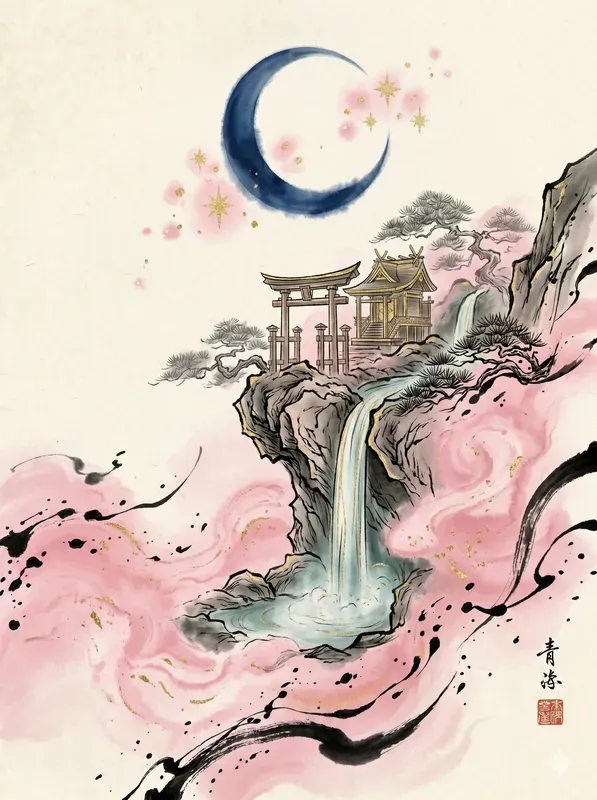 Ink Scroll Fantasy Illustrations