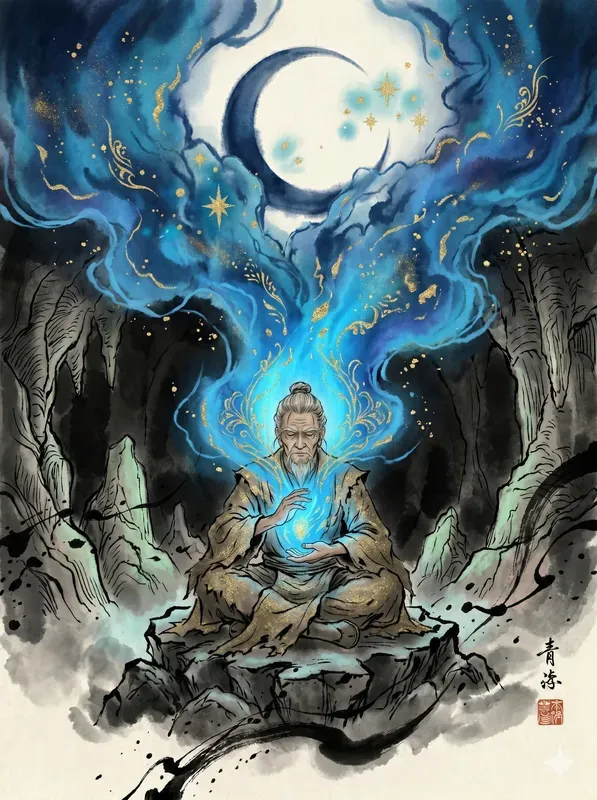 Ink Scroll Fantasy Illustrations