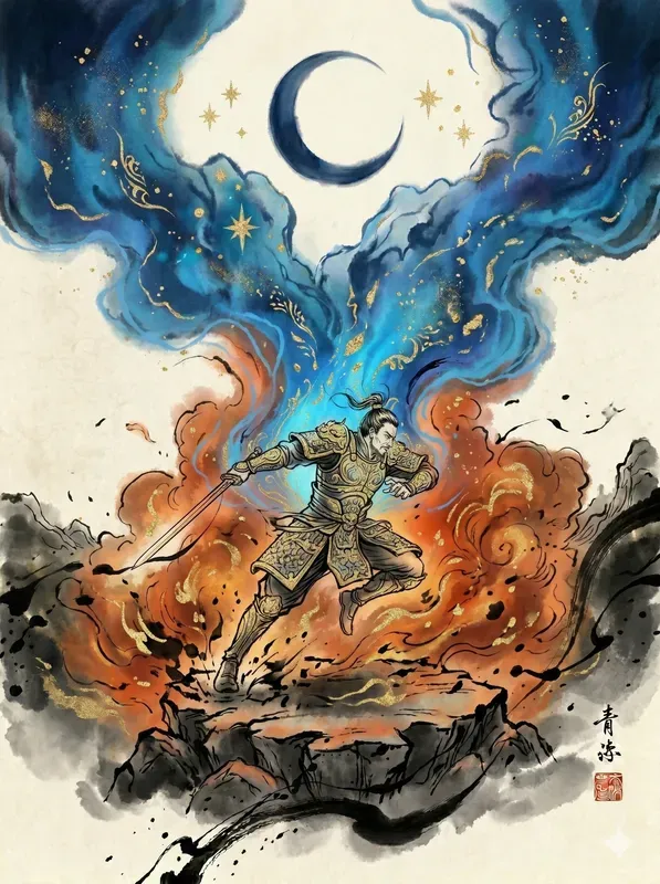 Ink Scroll Fantasy Illustrations