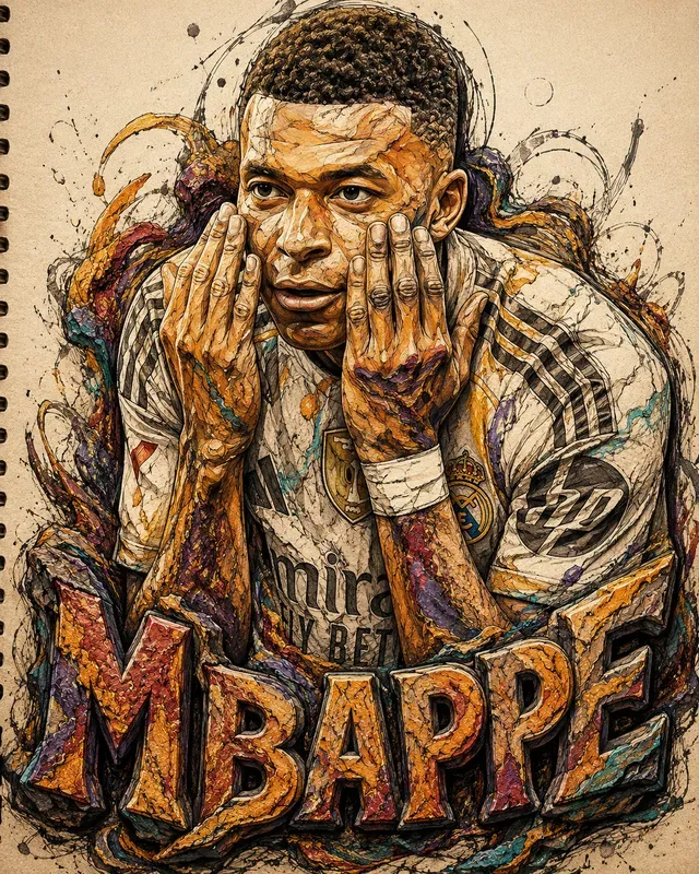 Marbled Mineral Cartoon Portraits