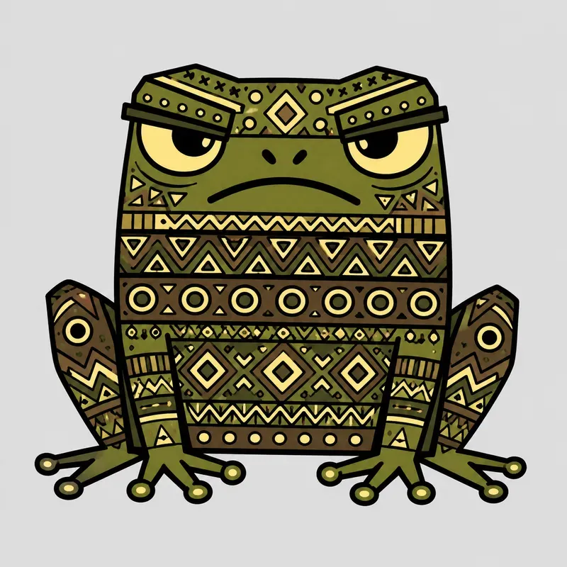 Quirky Geometric Animal Doodles