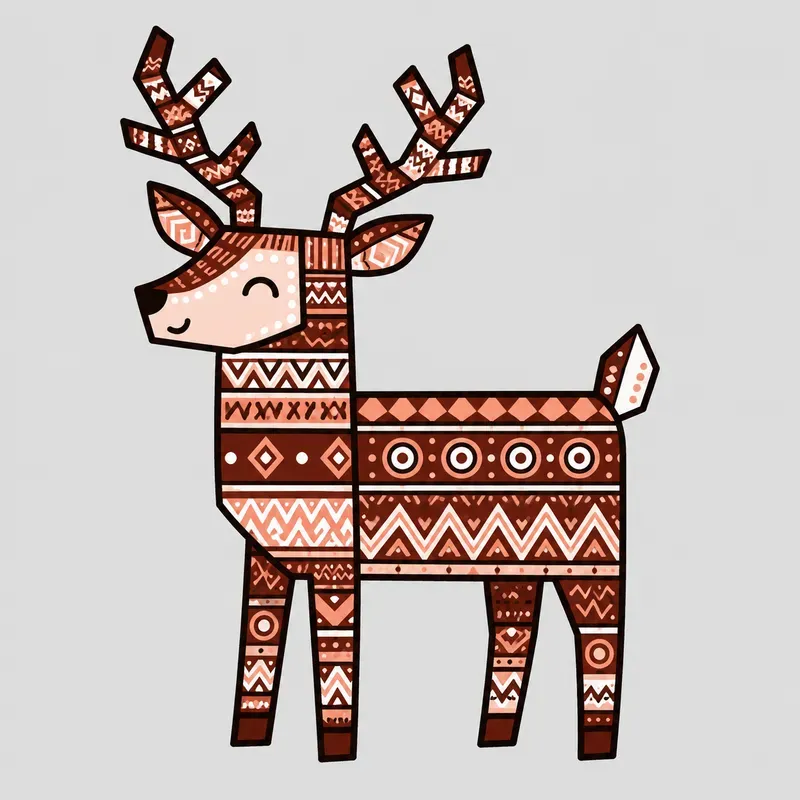 Quirky Geometric Animal Doodles