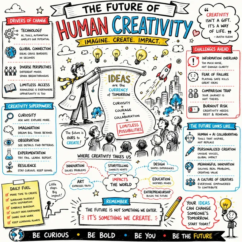 Creative Sketchnote Wisdom Generator