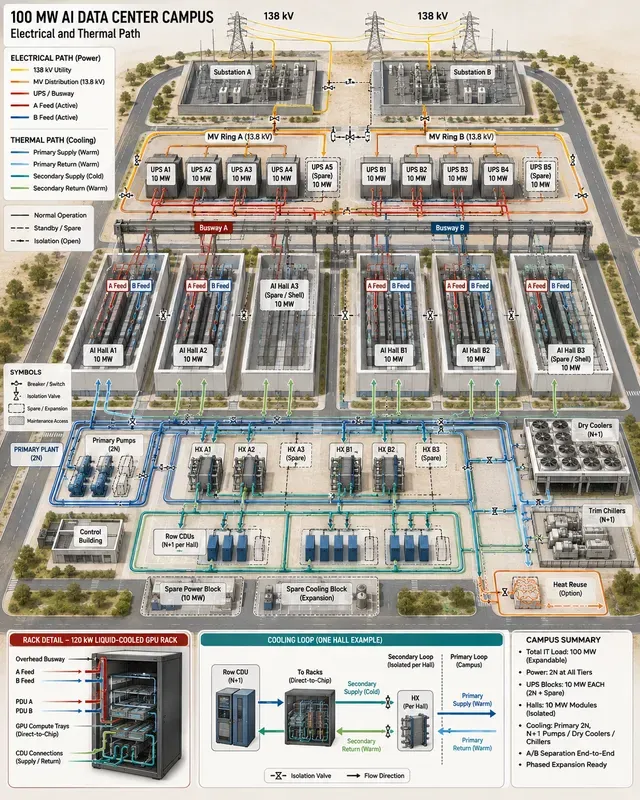 Data Center Power Liquid Coolings