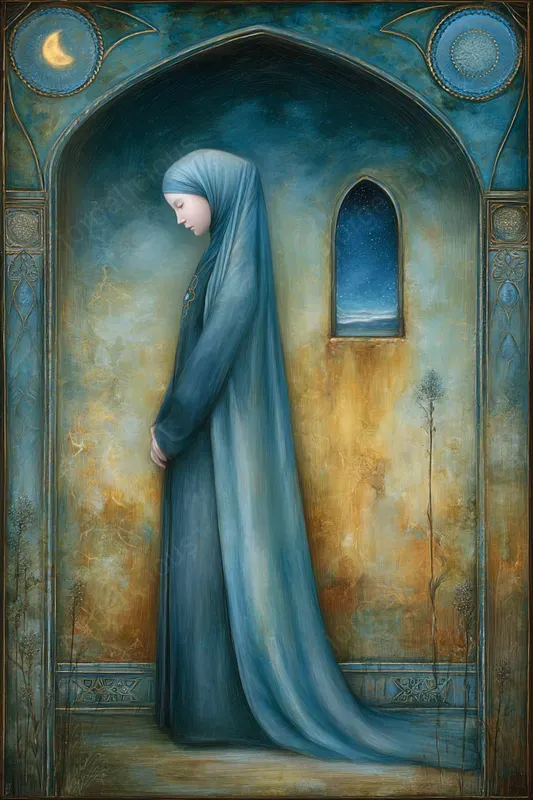 Poetic Blue Storybook Scenes