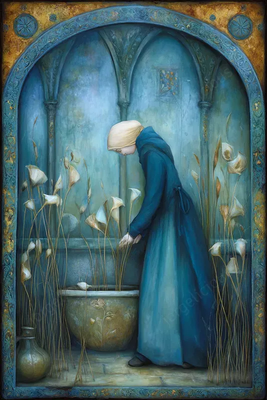 Poetic Blue Storybook Scenes