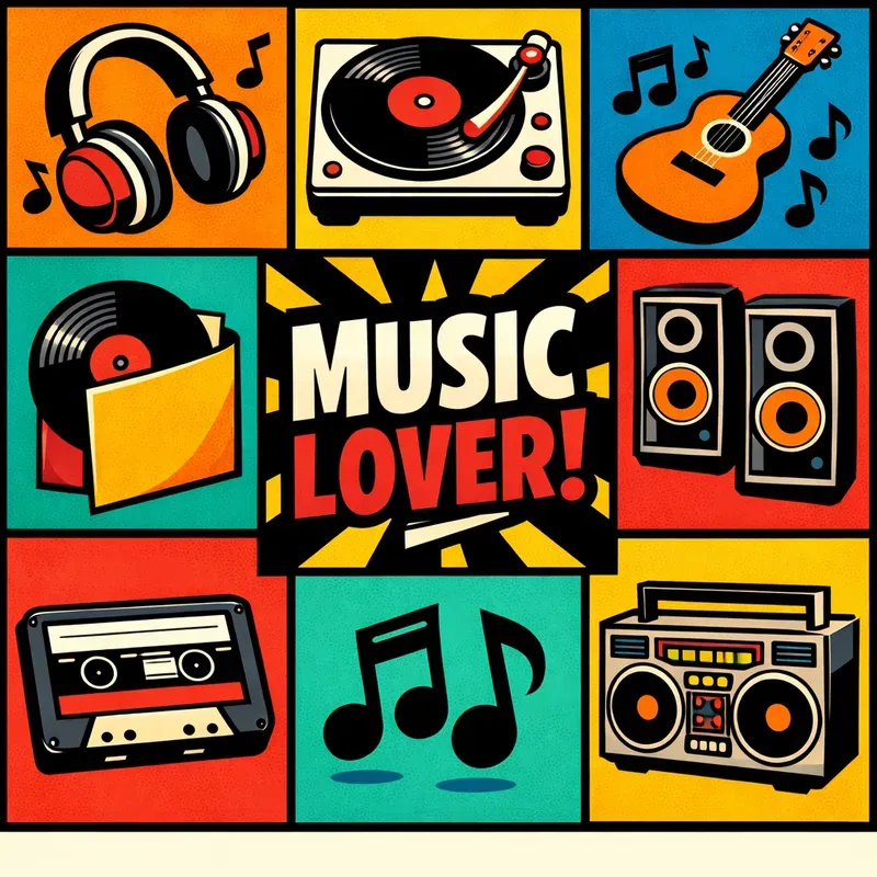 Retro Pop Art Grid Kits