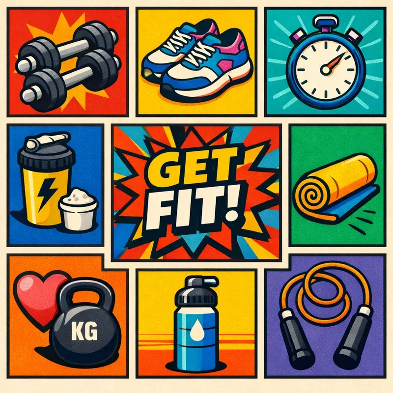 Retro Pop Art Grid Kits