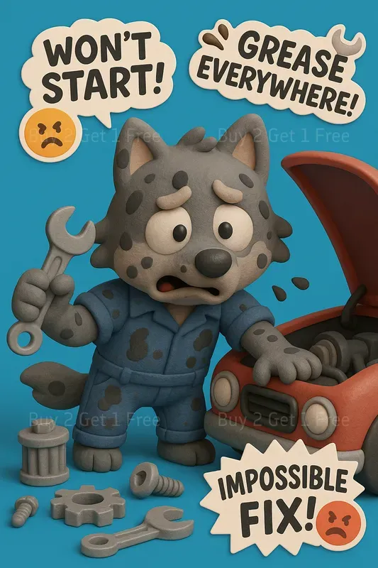 Stressed Job Mascots Posters