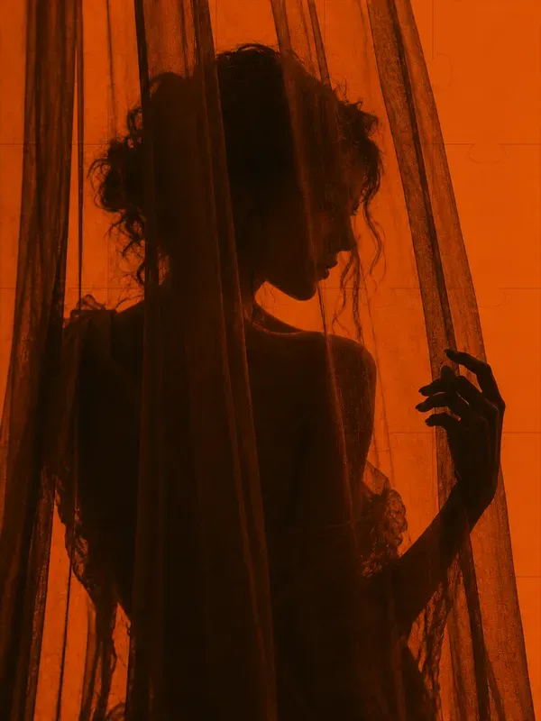 Dark Orange Minimalist Duotone Photos