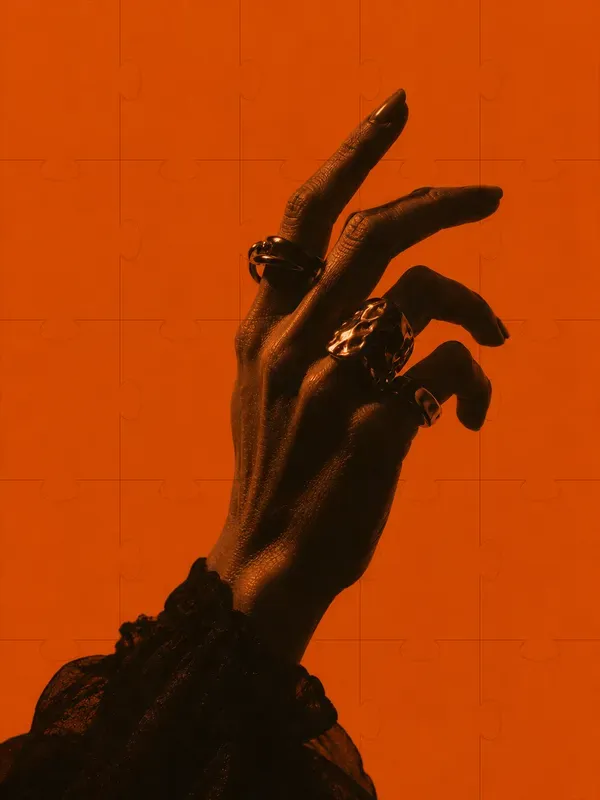 Dark Orange Minimalist Duotone Photos