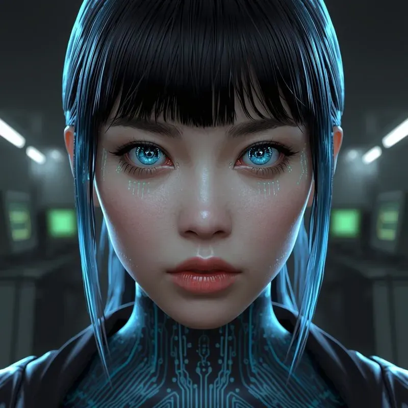 8K Ultraphotorealistic Cyberpunk Females