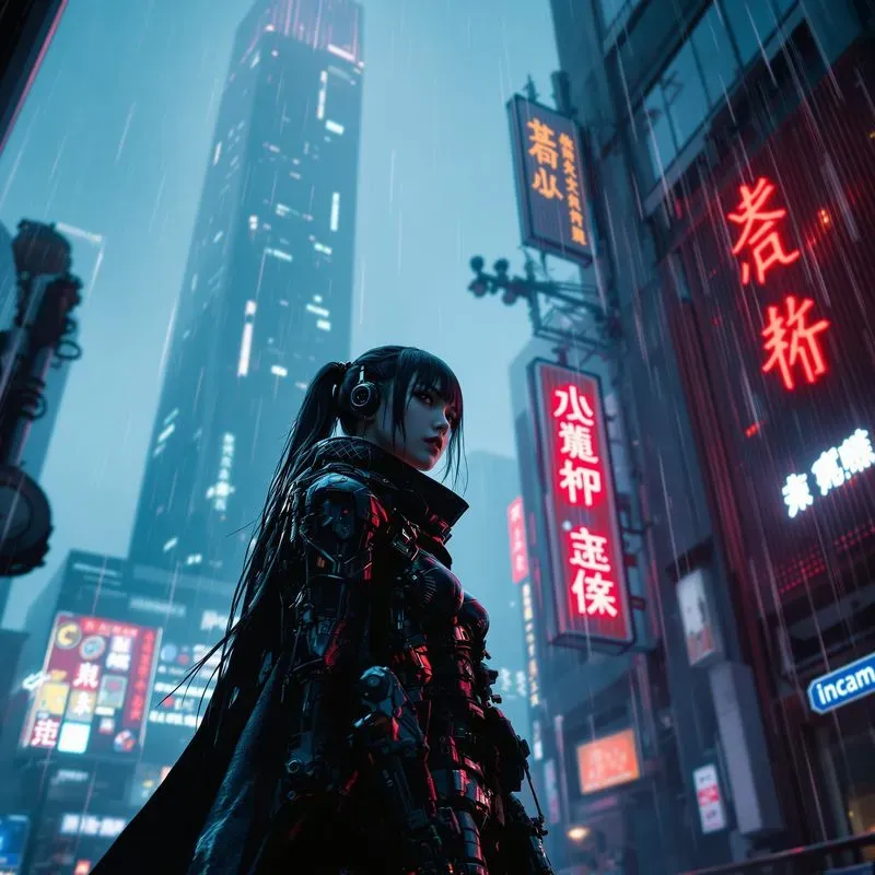 Futuristic Dark Cyberpunk Scifi Designs