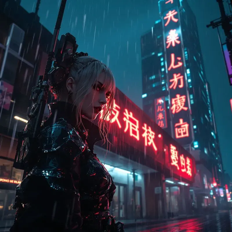Futuristic Dark Cyberpunk Scifi Designs