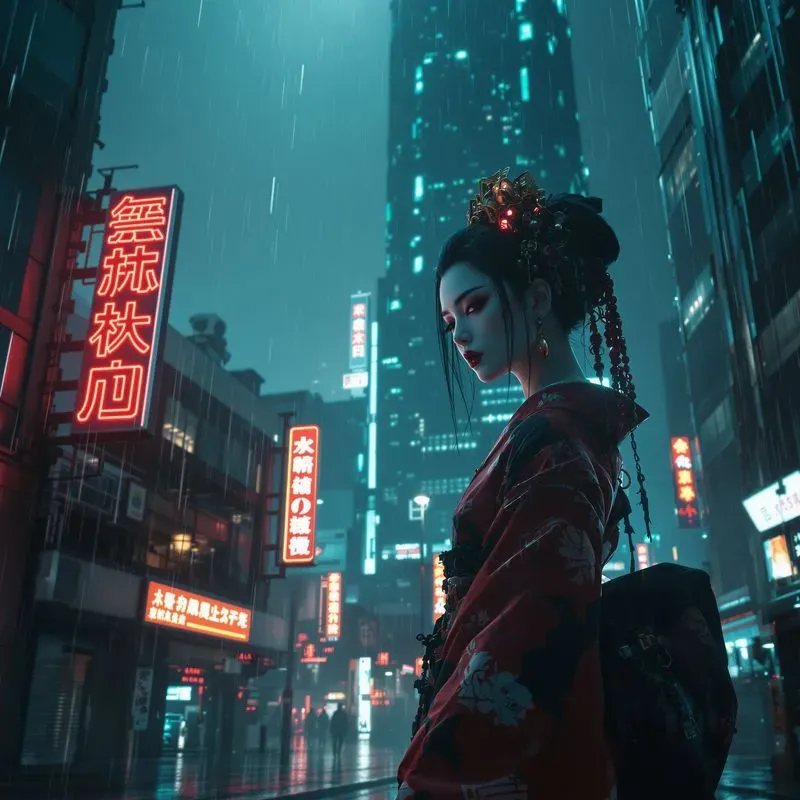 Futuristic Dark Cyberpunk Scifi Designs