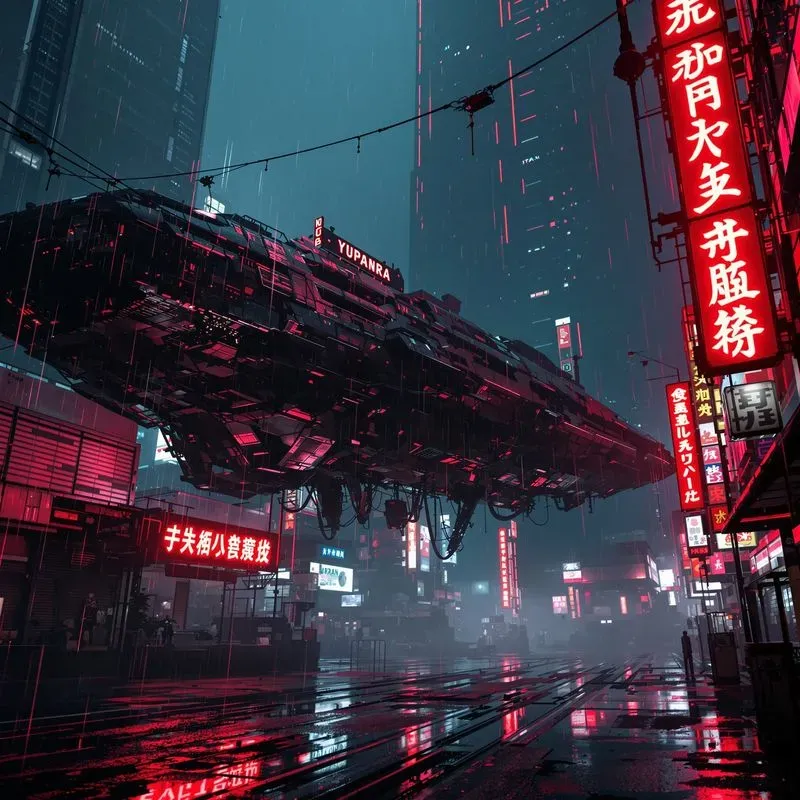Futuristic Dark Cyberpunk Scifi Designs