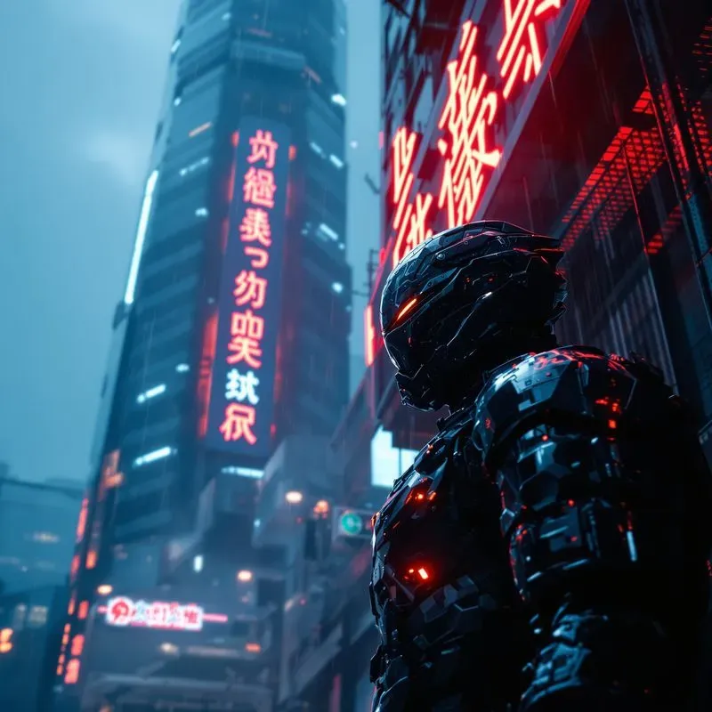 Futuristic Dark Cyberpunk Scifi Designs