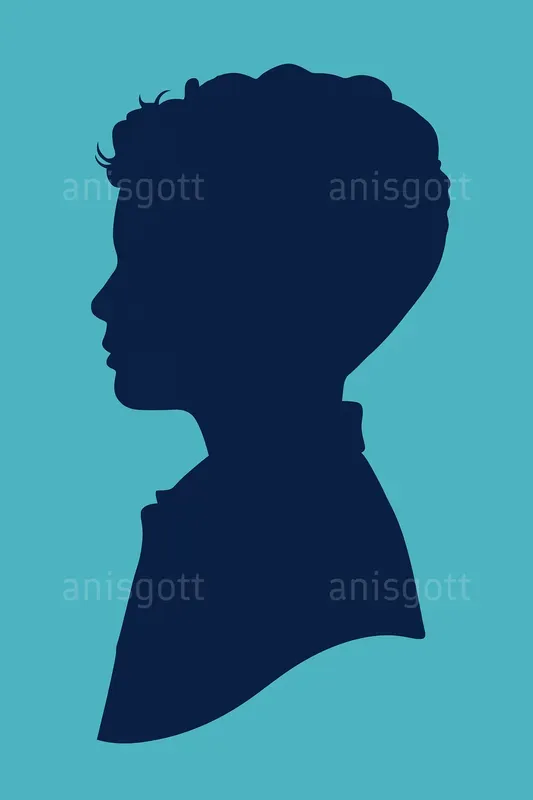 Personalized Custom Silhouette Portraits
