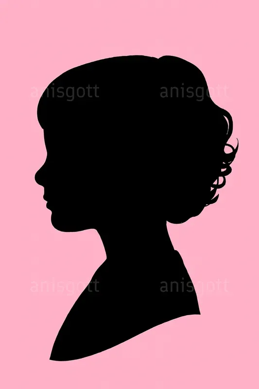 Personalized Custom Silhouette Portraits