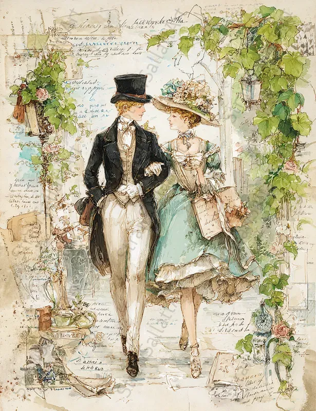 Vintage Wedding Junk Journal Artworks