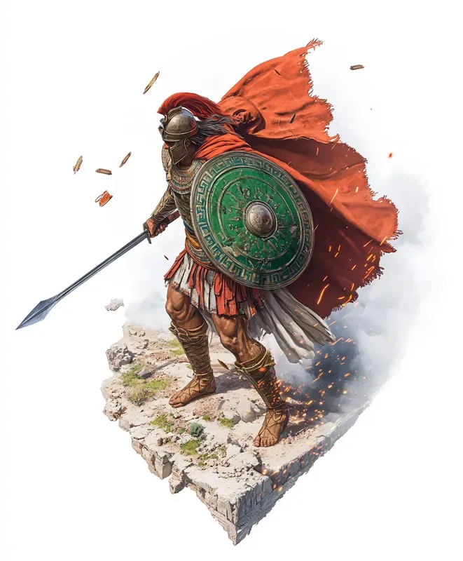 Realistic Warriors In Action