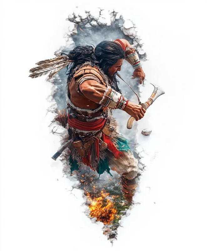 Realistic Warriors In Action