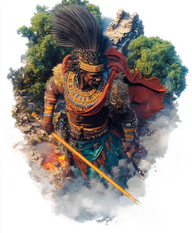Realistic Warriors In Action