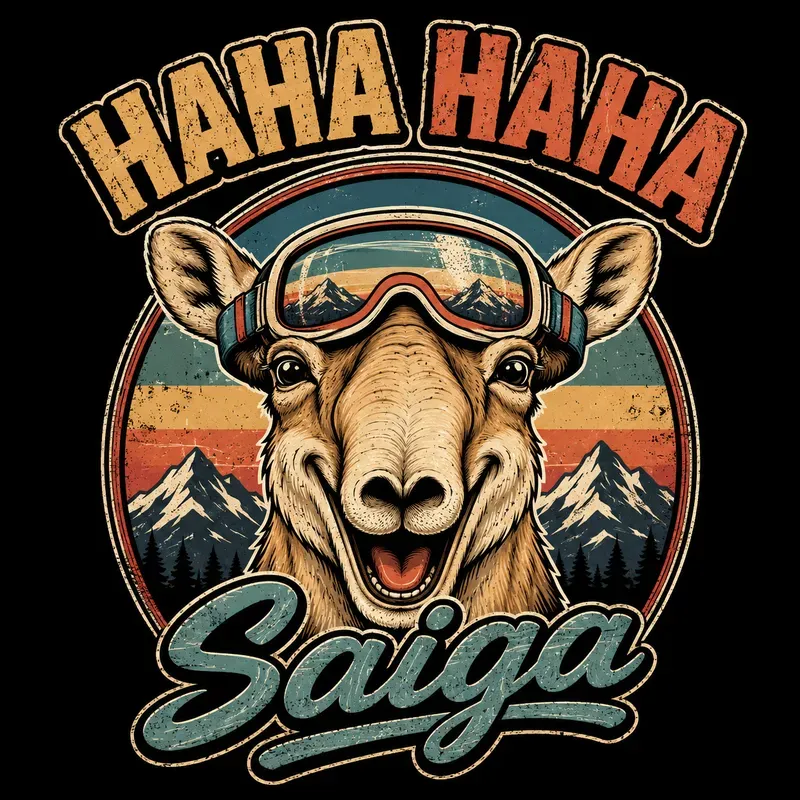 Vintage Funny Animal Tshirt Packs