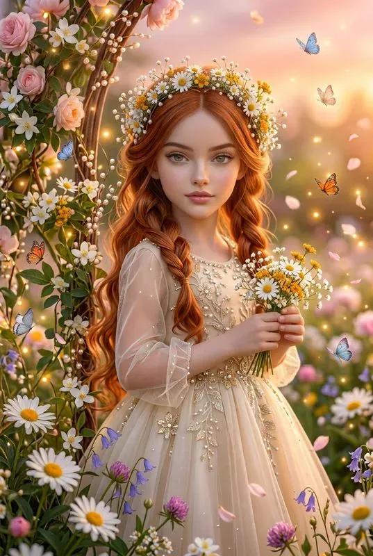 Enchanted Floral Princess Portraits