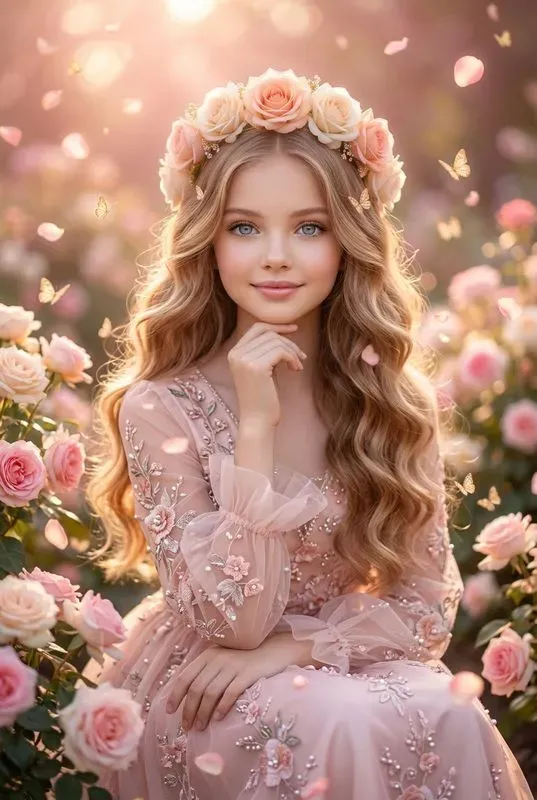 Enchanted Floral Princess Portraits