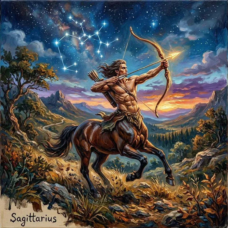 Celestial Zodiac Oil Paintings