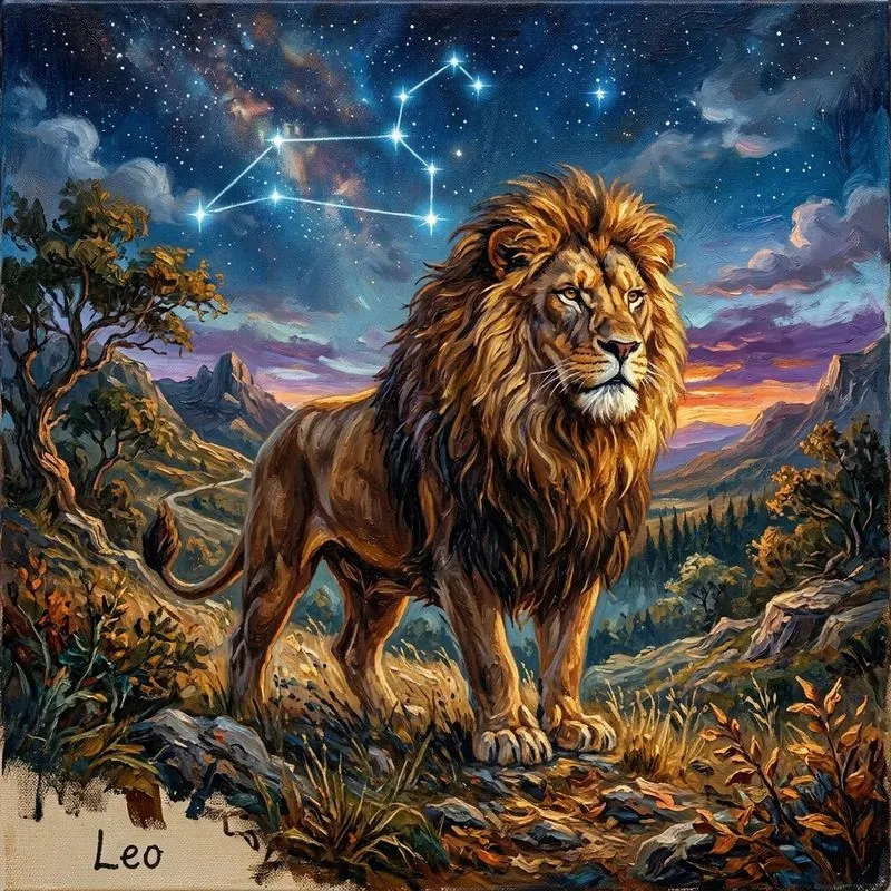 Celestial Zodiac Oil Paintings