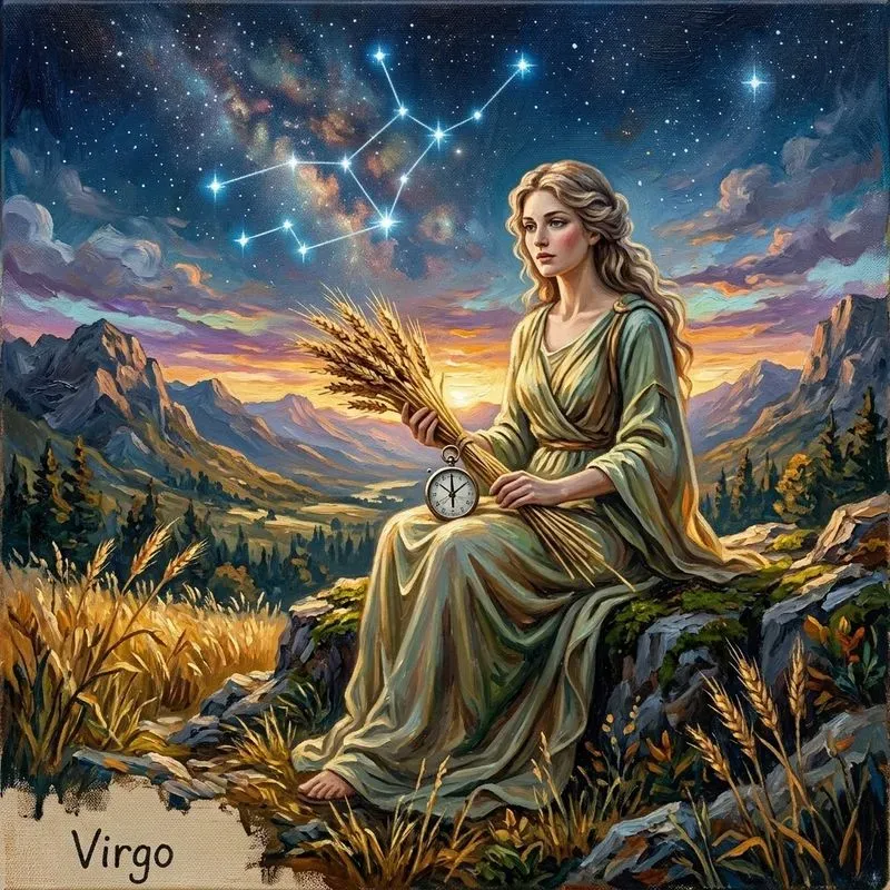 Celestial Zodiac Oil Paintings