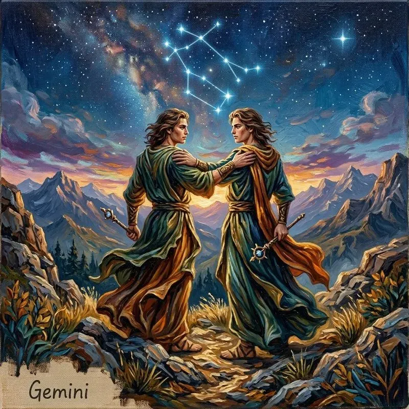 Celestial Zodiac Oil Paintings