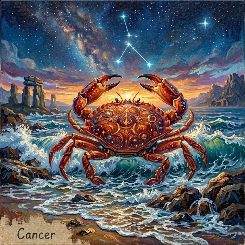 Celestial Zodiac Oil Paintings