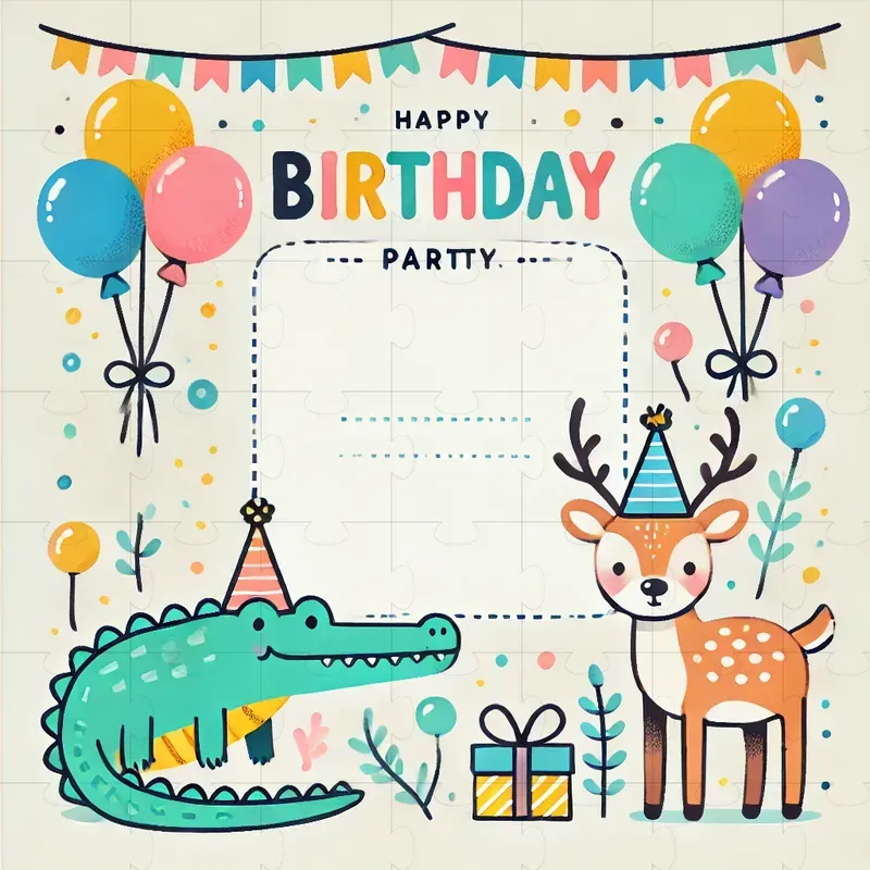 Cartoon Birthday Invitation Templates