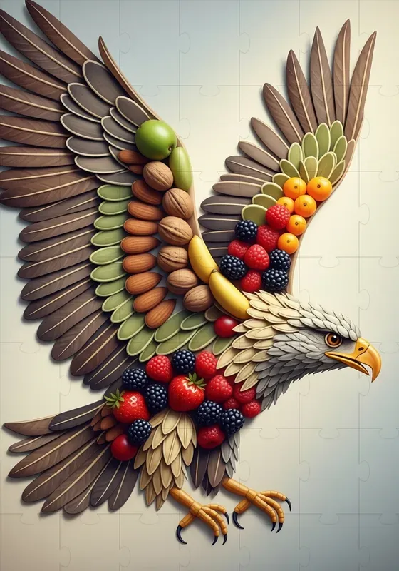 Organic Mosaic Form Compositions