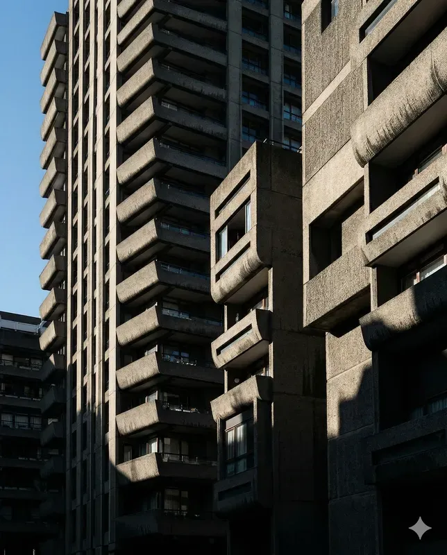 Striking London Brutalist Geometries