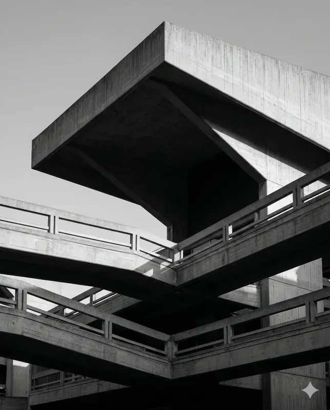 Striking London Brutalist Geometries