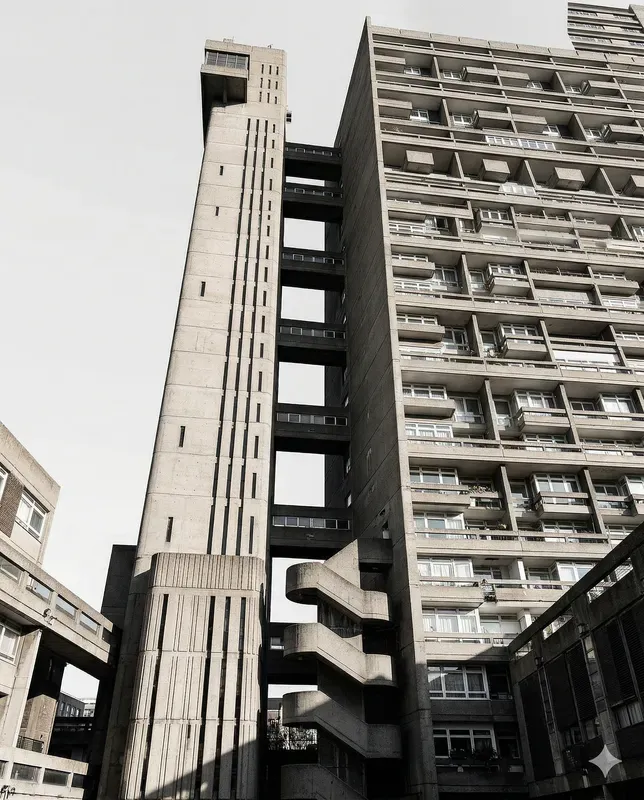 Striking London Brutalist Geometries