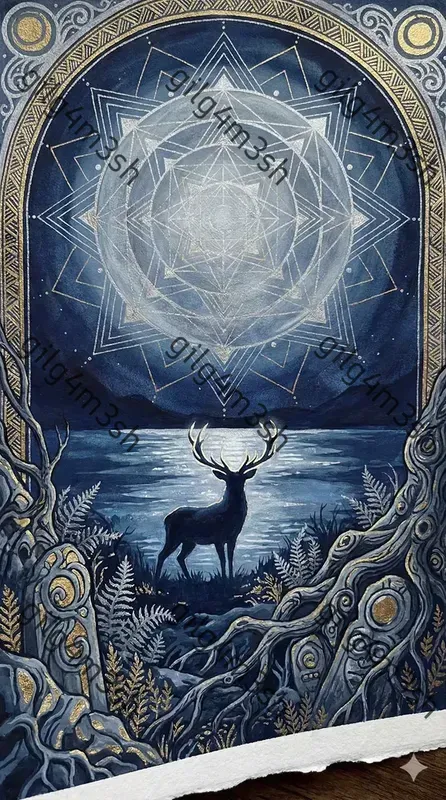 Celestial Silhouettes Mysticism
