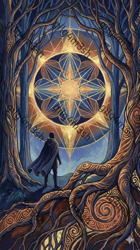 Celestial Silhouettes Mysticism