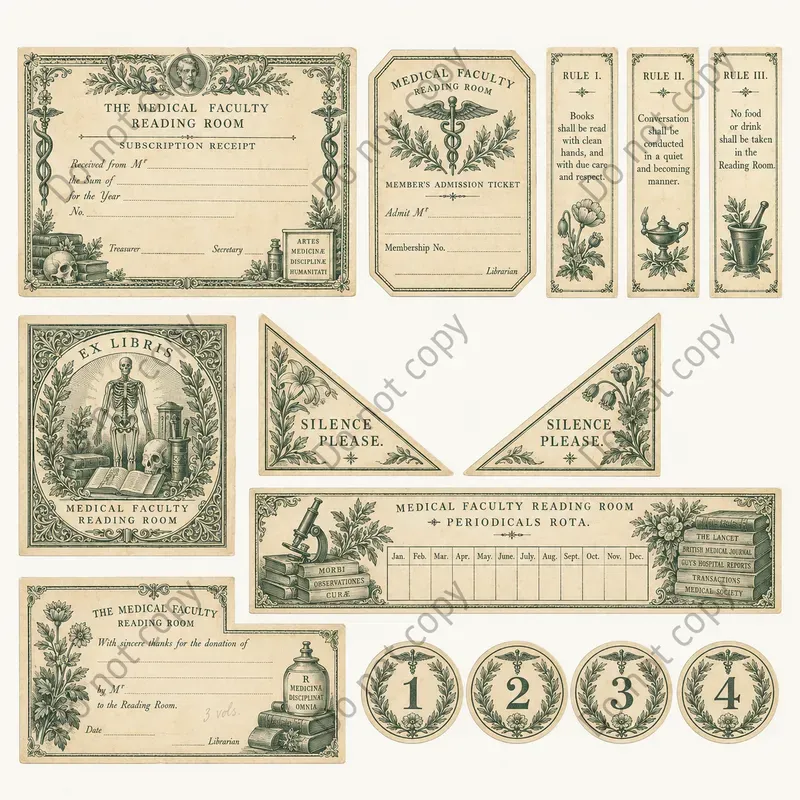 Lending Library Ephemera Sheets