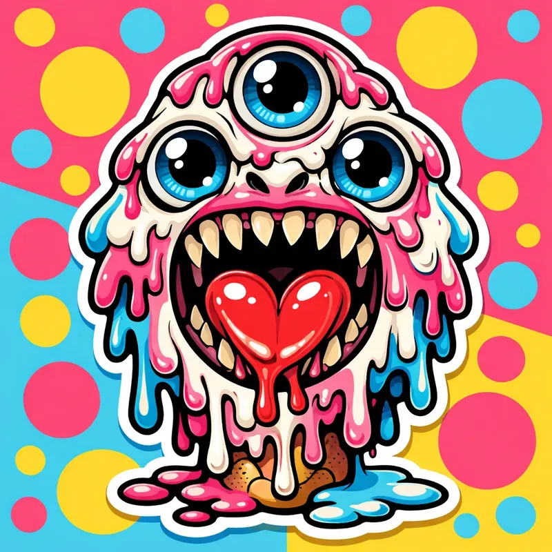 Pop Surreal Horror Meltdown Characters
