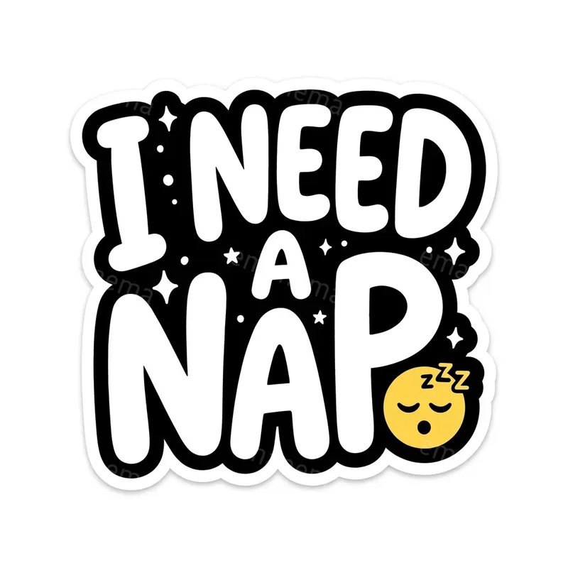 Playful Typography Stickers
