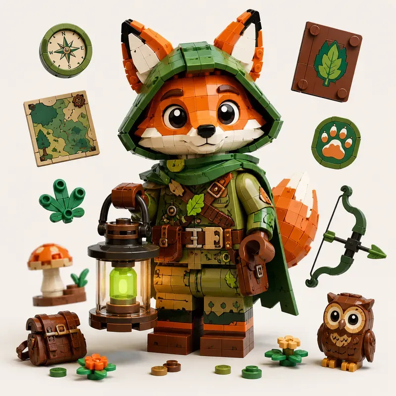 Adorable Lego Explorer Characters
