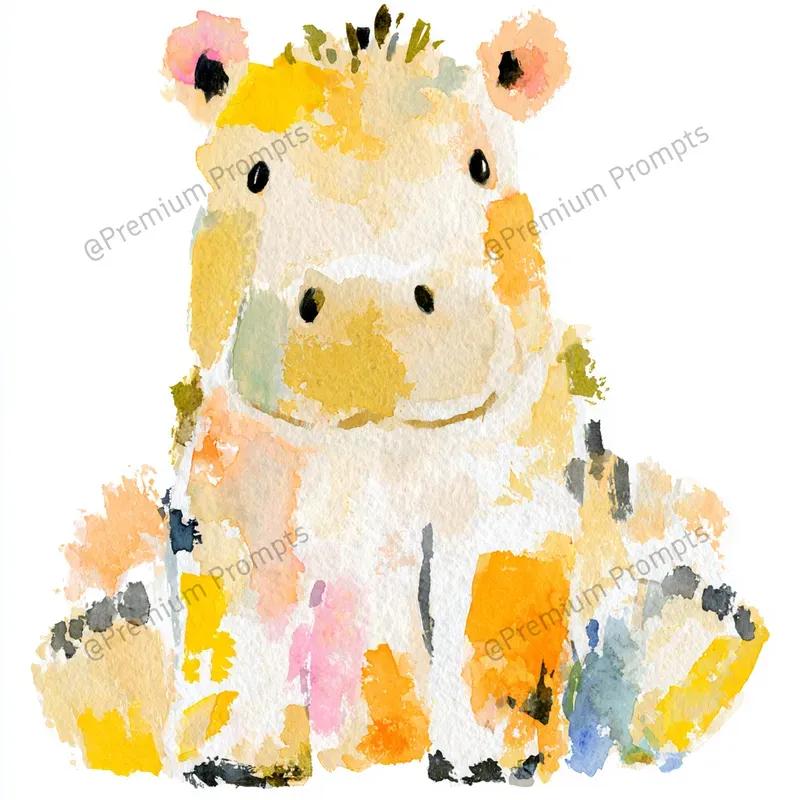 Cute Safari Baby Animals Cliparts