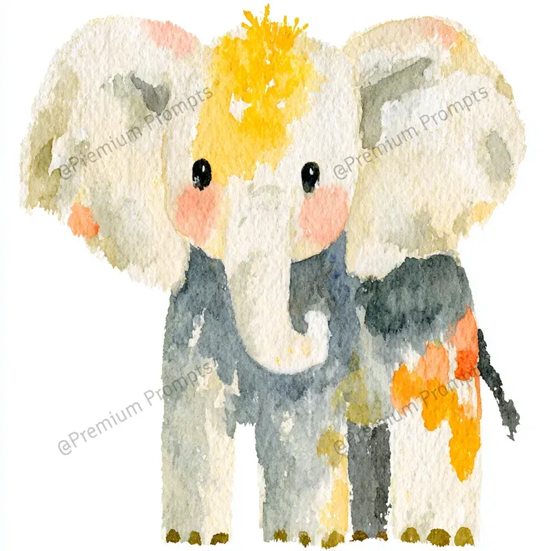 Cute Safari Baby Animals Cliparts