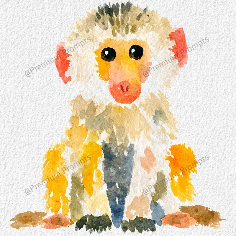Cute Safari Baby Animals Cliparts